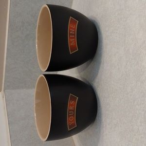 Bailey's yours and mine coffee mugs.